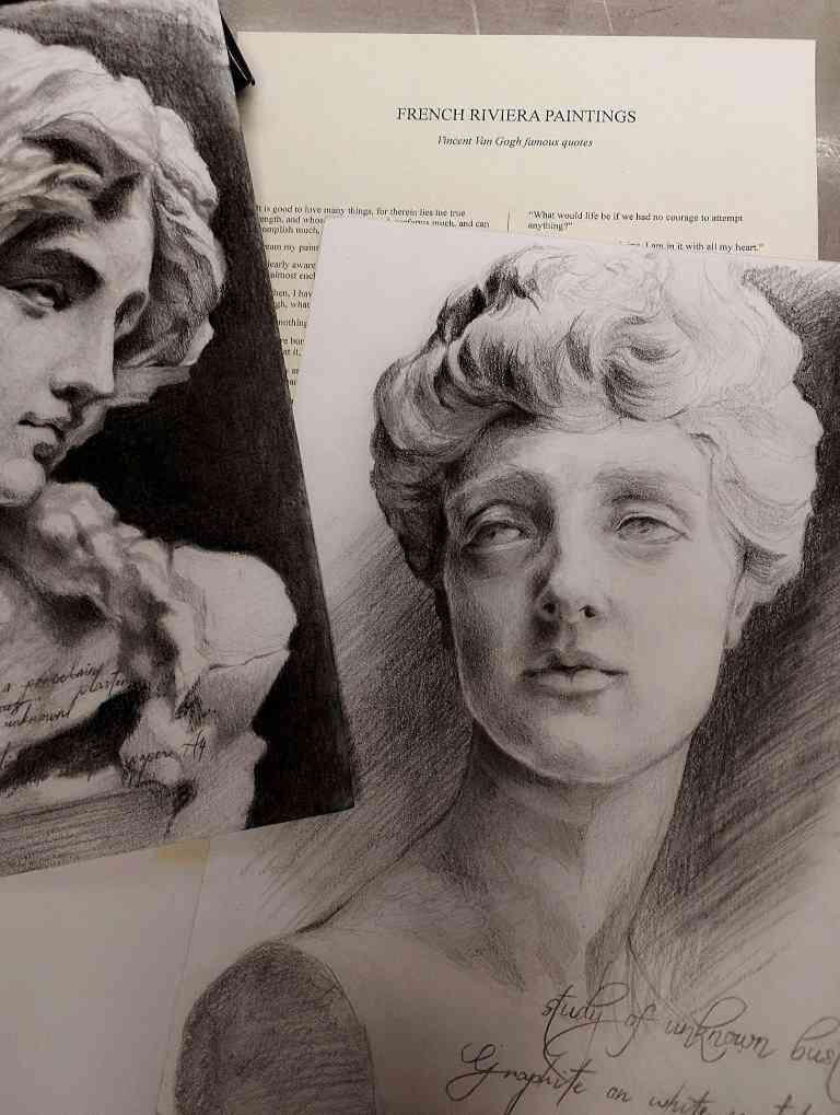 sketch of random woman